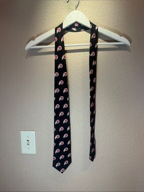 Utah Utes University of Utah Black Red Logo Necktie
